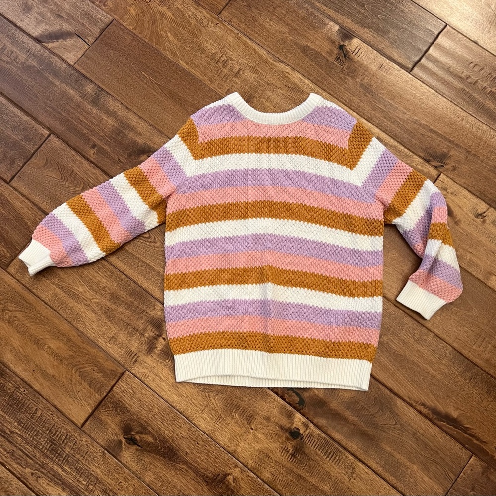 Barbour girls striped sweater size 6